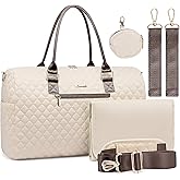 LOVEVOOK Diaper Bag Tote with Pacifier Case and Changing Pad, Large Capacity Mommy Bag for Hospital and Weekender Travel, Functional Baby Bags Newborn Baby Essential