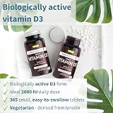 Igennus Pure Vitamin D3 2000IU 365 Tablets Clean Label Vegetarian view 2