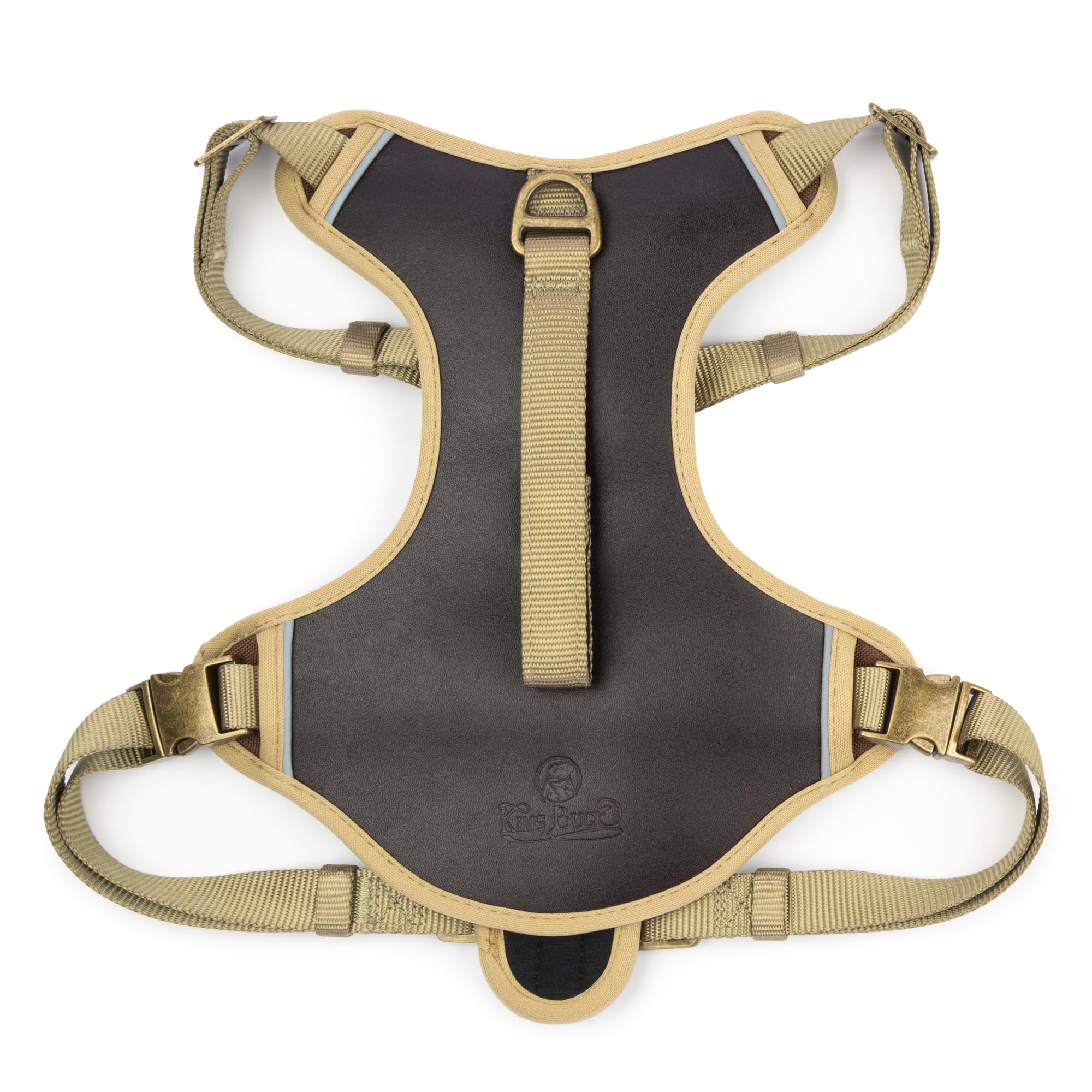 Photo 1 of King Buck Premium Leather No-Pull Dog Harness, Leather, L