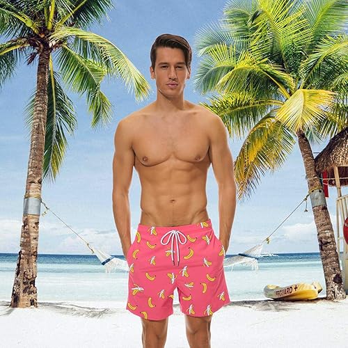 YuKaiChen Men's Swim Trunks Quick Dry Beach Swim Shorts Mesh