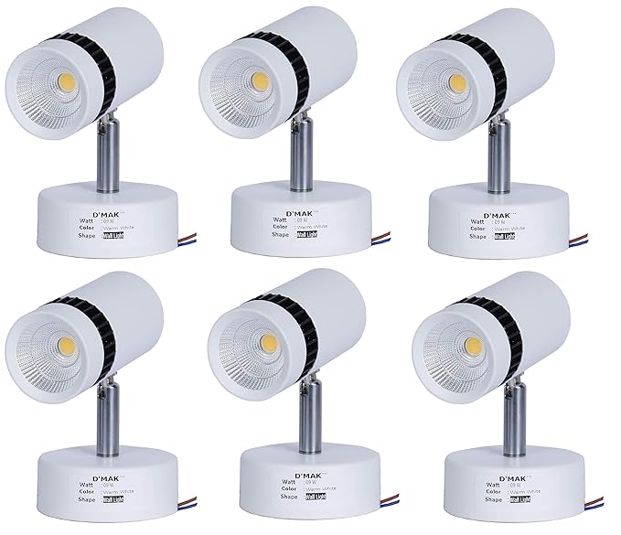 DMak Brings 9 Watt Warm White Adjustable 180 LED Spot Wall Track Light (Decorative Spot Light) | Track Light | | led spot Track Light | | Focus Track Light | {Set -06}