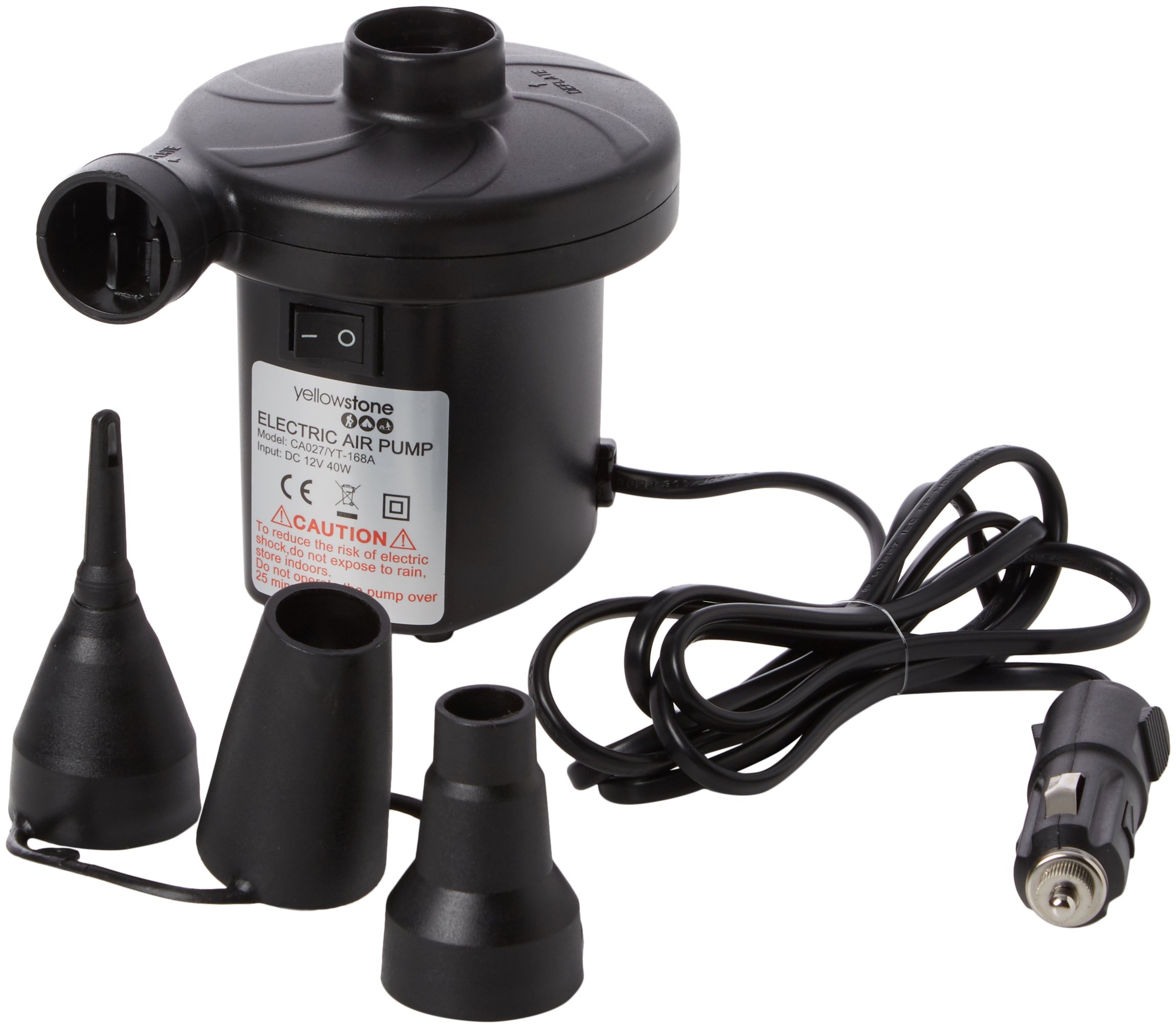Yellowstone Tornado Outdoor Electric 12v Pump, Black