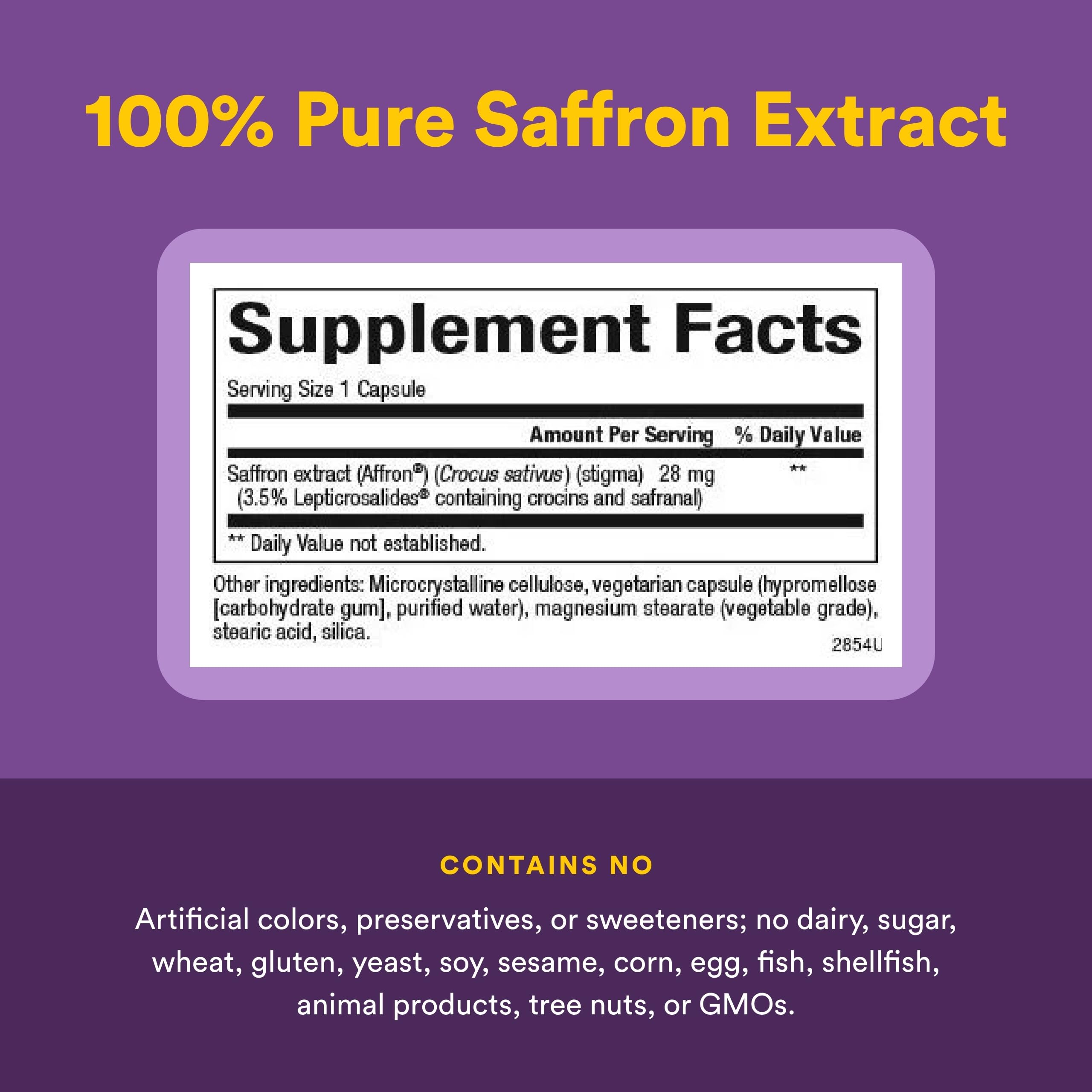 Natural Factors, Stress-Relax Affron Saffron Extract 28 mg, 30 Vegetarian Capsules