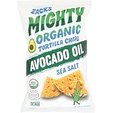 Zack's Mighty, Chips Tortilla Avocado Oil Organic Sea Salt, 7.5 Ounce