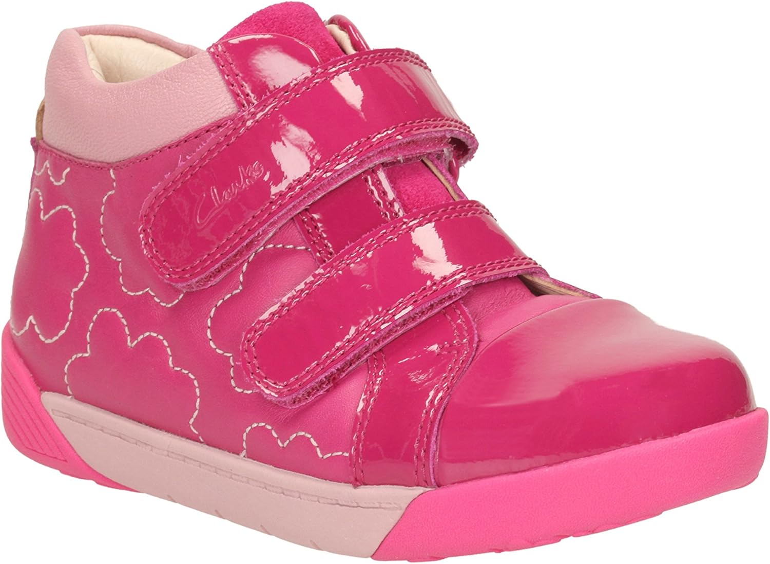 clarks girls pink boots