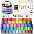 Shuttle Art 112 Colors Polymer Clay Kit with 20 Clay Tools, 16 Kinds of Accessories, Non-Toxic, Non-Sticky, Ideal DIY Art Craft Gift for Kids Adults