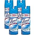 Lysol Disinfectant Spray, Sanitizing and Antibacterial Spray, for Disinfecting and Deodorizing, Spring Waterfall, 12.5 Fl Oz, (Packaging May Vary) (Pack of 4)