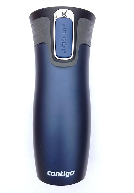 Contigo West Loop Thermobecher 2.0, mit Deckel-Verschluss, 470 ml blau