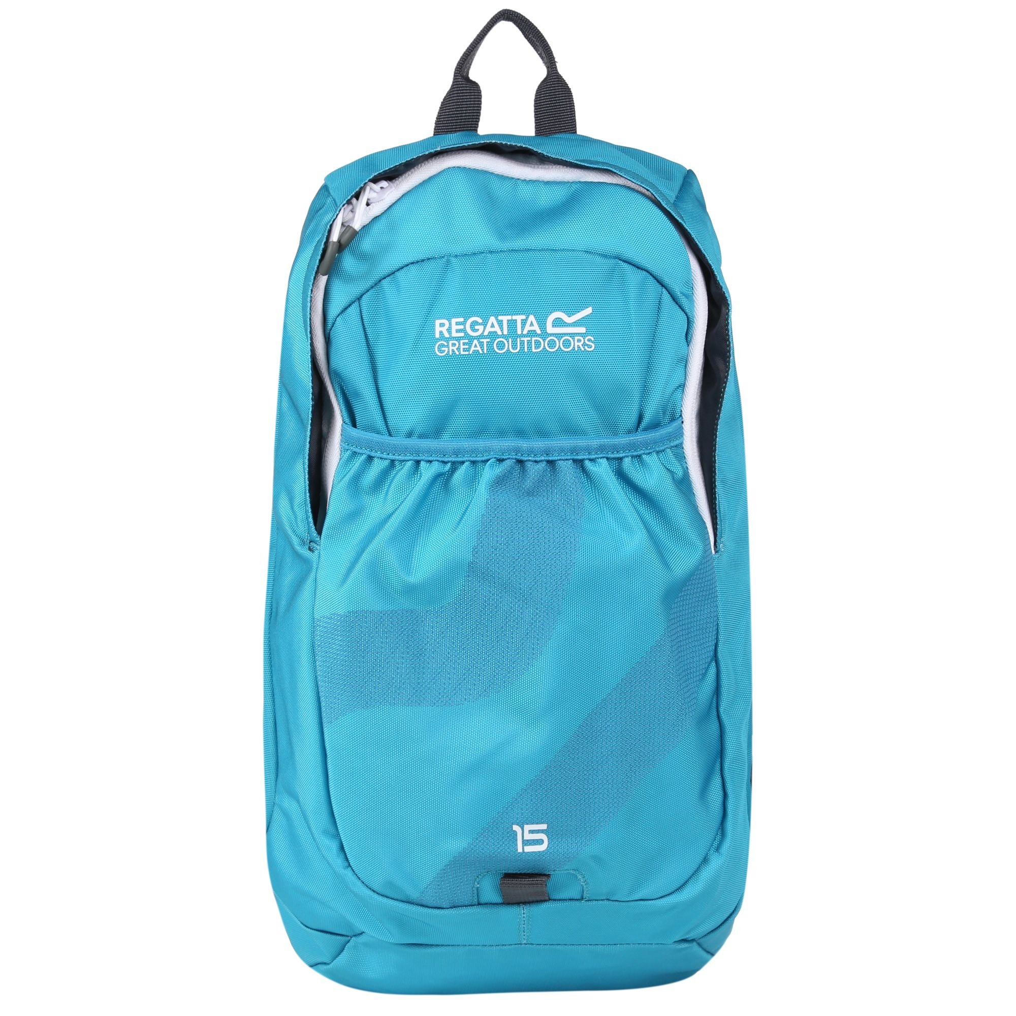 Regatta Bedabase II Hardwearing Comfort Strap Backpack - Aqua/White, 15 Litre