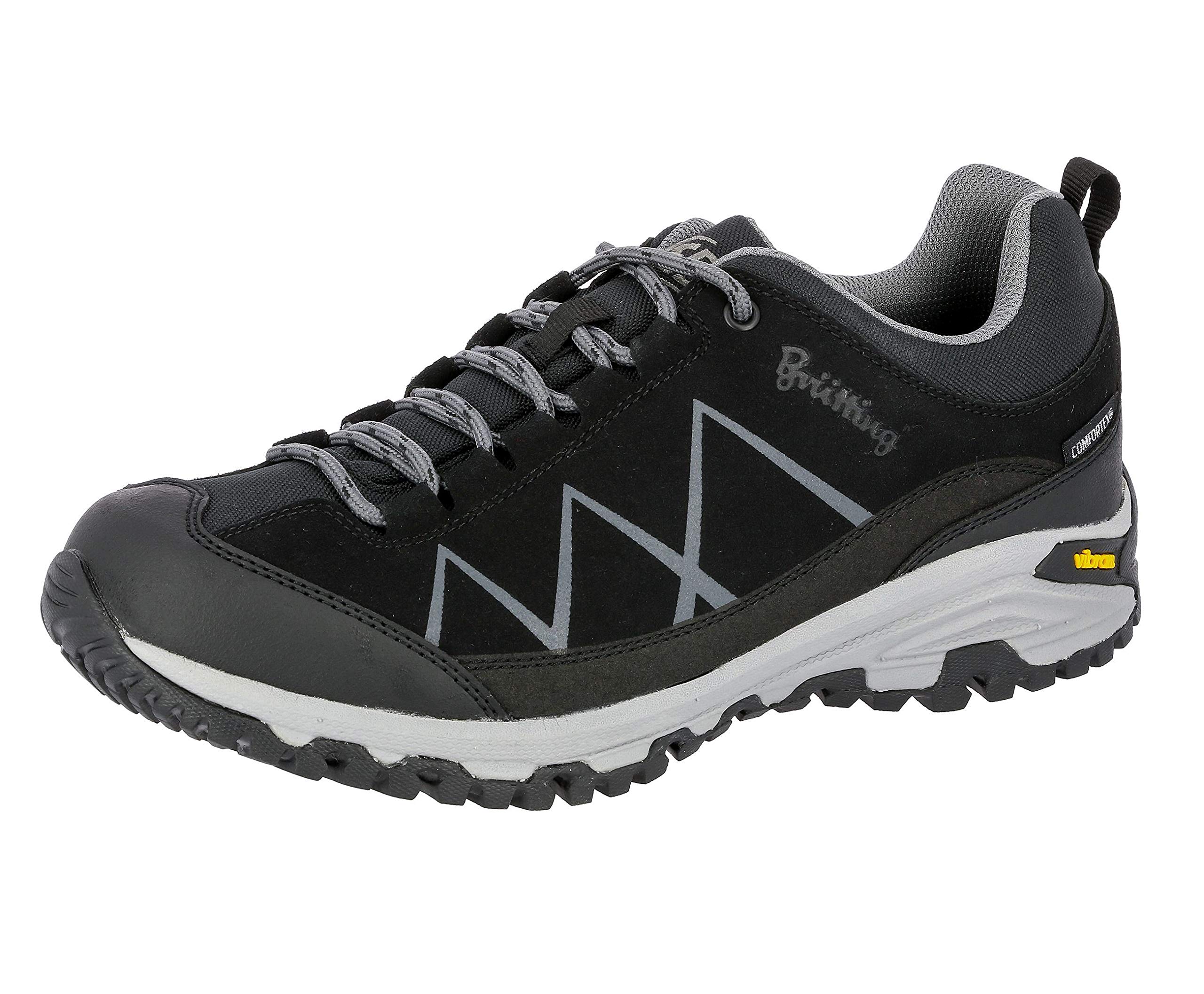 Brütting Unisex Kansas Trekking and Hiking Shoes, Black Anthracite, 12 UK