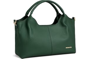 BOSTANTEN Genuine Leather Purses for Women Designer Handbags Crossbody Shoulder Bags Top Handle Satchel with Adjustable Strap