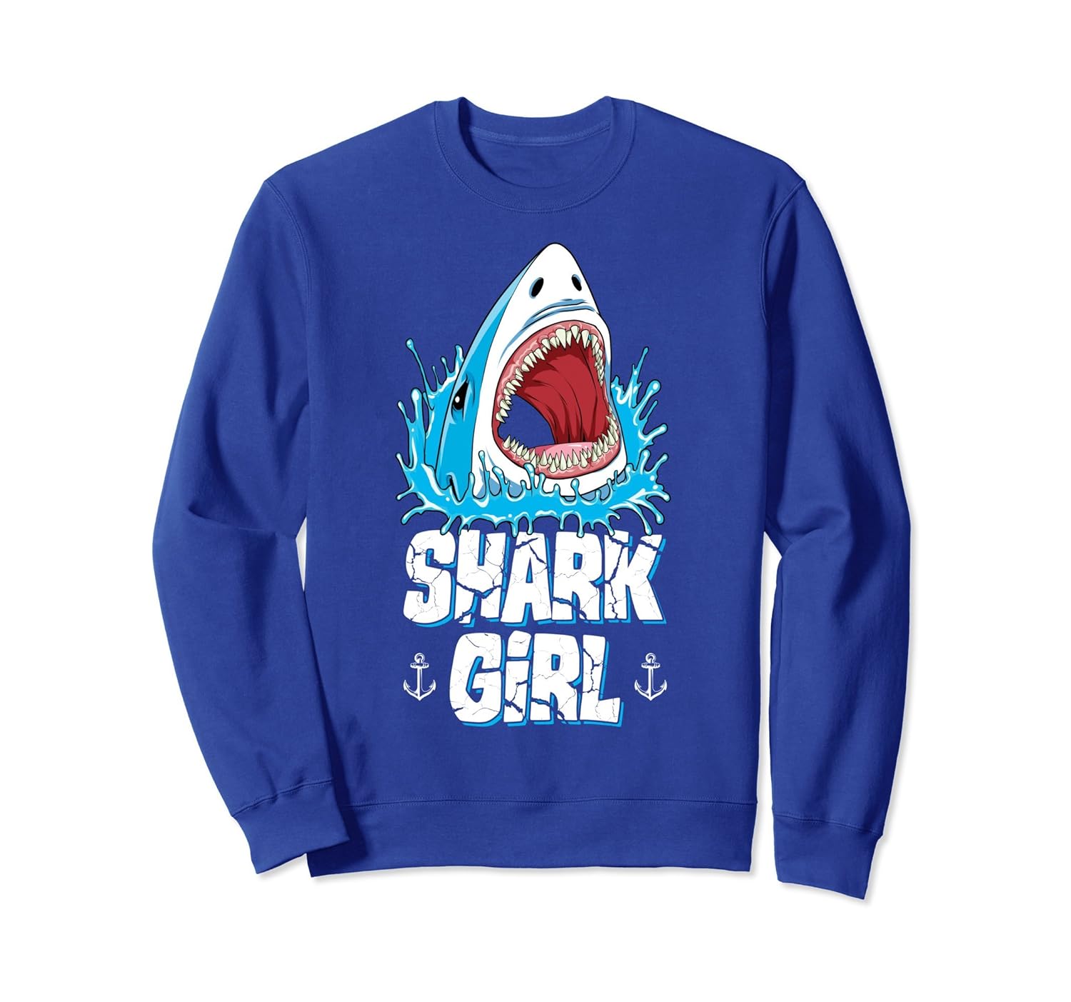 Shark Girl Sweatshirt Family Matching Women Jawsome Tee Gift-ANZ