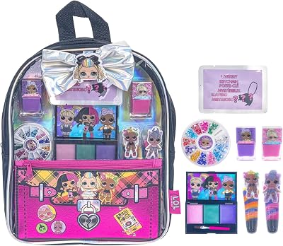 Townley Girl L.O.L. Surprise Makeup Backpack Set with Lip Balm Nail Polish