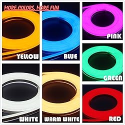 IEKOV LED NEON Light, AC 110-120V Flexible LED Neon