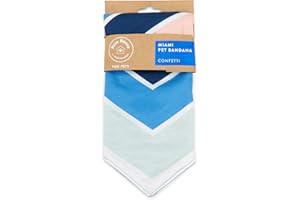 Now House for Pets by Jonathan Adler Jonathan Adler: Now House Miami Bandana for Dog | Stylish and Fashionable Way to Keep Your Dog Looking Great | Cute and Adorable Dog Accessories for Pets