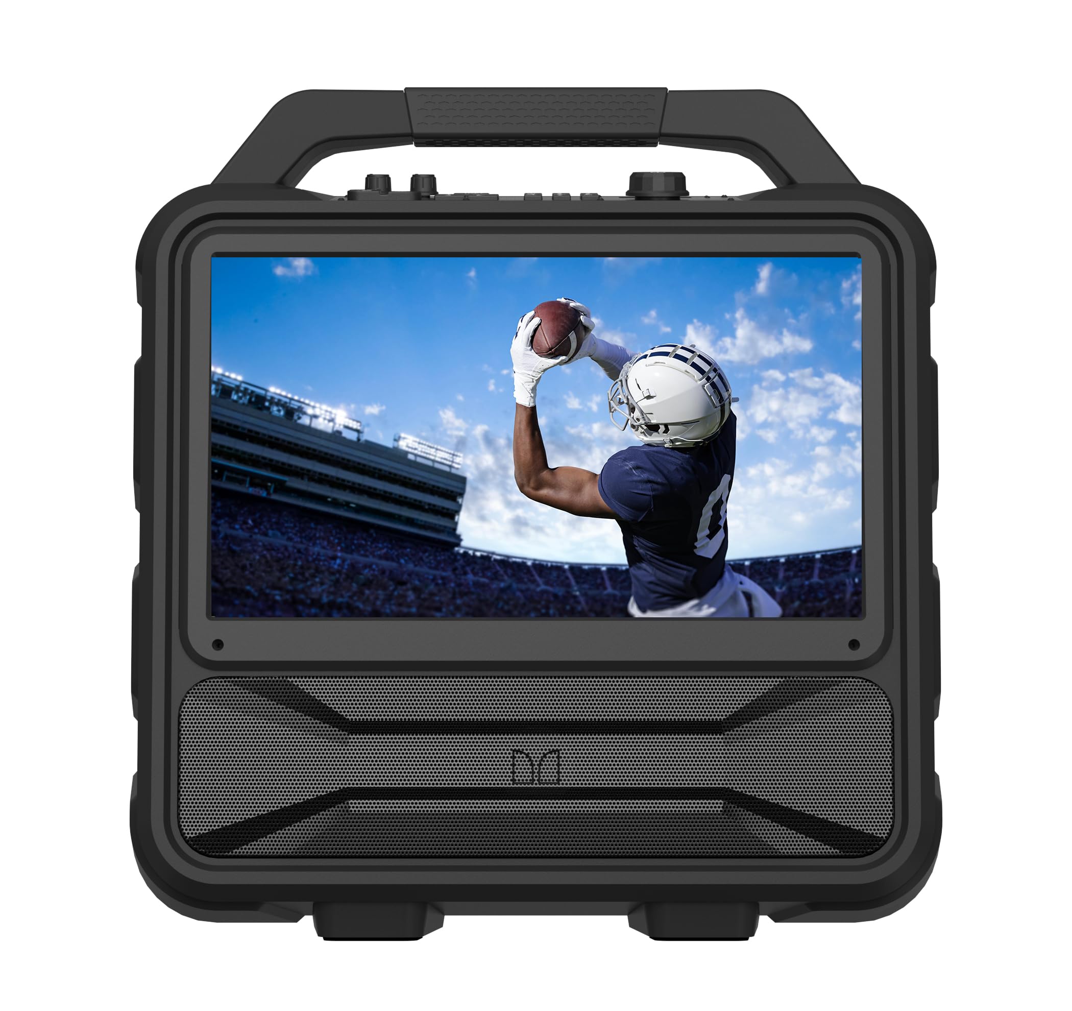 Photo 1 of ***DAMAGED - SEE NOTES/PICTURES***Monster Vision 2 | Portable Entertainment System with 15.6" 1080p Display & 60W Speakers | up to 25 Hours of Playtime | Dual HDMI Ports | Includes 3ft USB-C to HDMI Cable | Portable TV