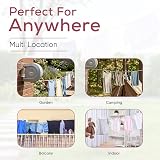 Quebec 15m Heavy Duty Retractable Washing Line Wall Mounted Outdoor view 3