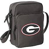 University of Georgia Travel Bag UGA Bulldogs Crossbody Sling Pack for Sports Workout Running Festival Waist Pack Gray