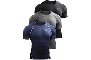 NELEUS Men's Compression Baselayer Athletic Workout T Shirts