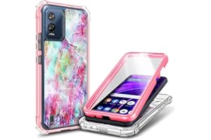 WDHD Designed for BLU View Speed 5G Case with [Built-in Screen Protector], Full-Body Protective Shockproof Rugged Bumper Cover Case for BLU View Speed 5G B1550VL (Fantasy)