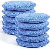 10 Pack Wax Applicator Pads Microfiber with Finger Pocket for Car Wax | Foam applicator pad with finger pocket, Scratch-free waxing for cars &amp; household, Machine washable &amp; reusable