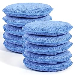 10 Pack Wax Applicator Pads, Microfiber Applicator