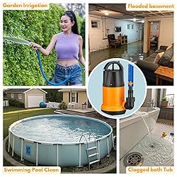 Limodot Submersible Water Pump With 25ft. Hose