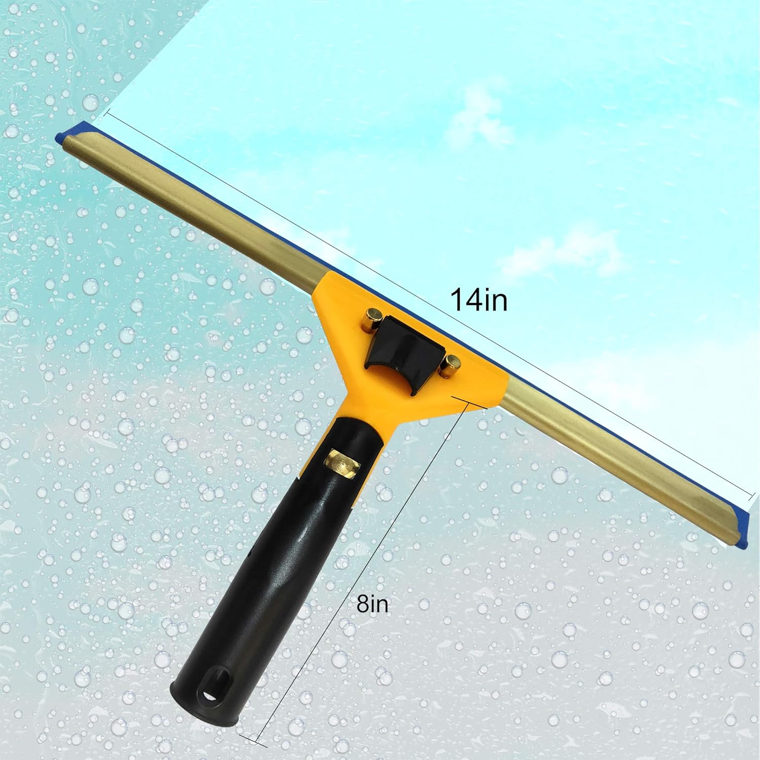 KLHBYF Shower Window Swivel Squeegee Professional Bathroom Cleaning