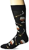 Hot Sox mens Conversational Slack Crew Socks