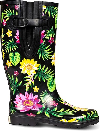 wide calf rain boots target