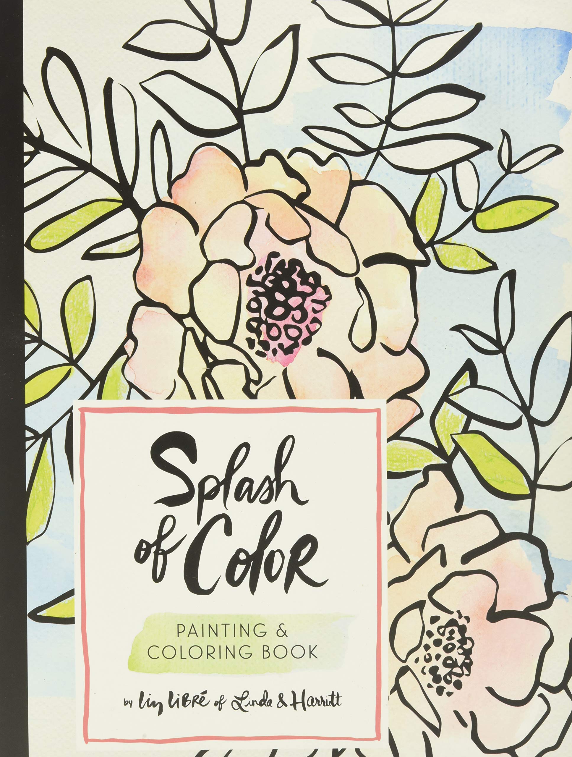 Download Amazon Com Splash Of Color Painting Coloring Book 9781452155067 Liz Libre Of Linda Harriett Books