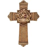 Joseph's Studio by Roman - Last Supper Wall Cross, Carved Wood Look, Renaissance Collection, 10.25" W, Resin and Stone, Decorative, Spiritual, Religious, Durable, Long Lasting
