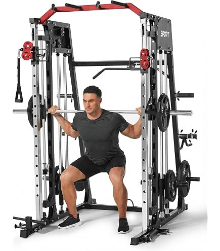Amazon.com: All in One Smith Machine Home Gym, 2200lbs Squat Rack