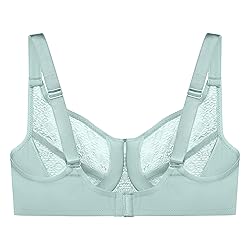Full Figure Plus Size Lace Comfort Wonderwire Bra