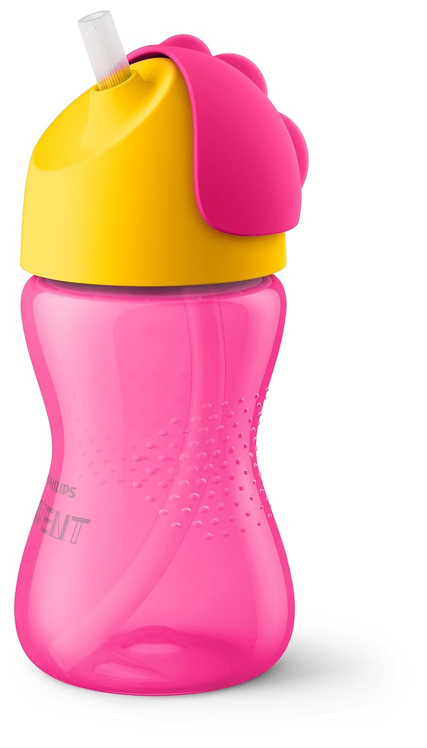 Philips Avent My Bendy Straw Cup, 10 Oz, 2pk, Pink/Purple, SCF792/22 : Baby