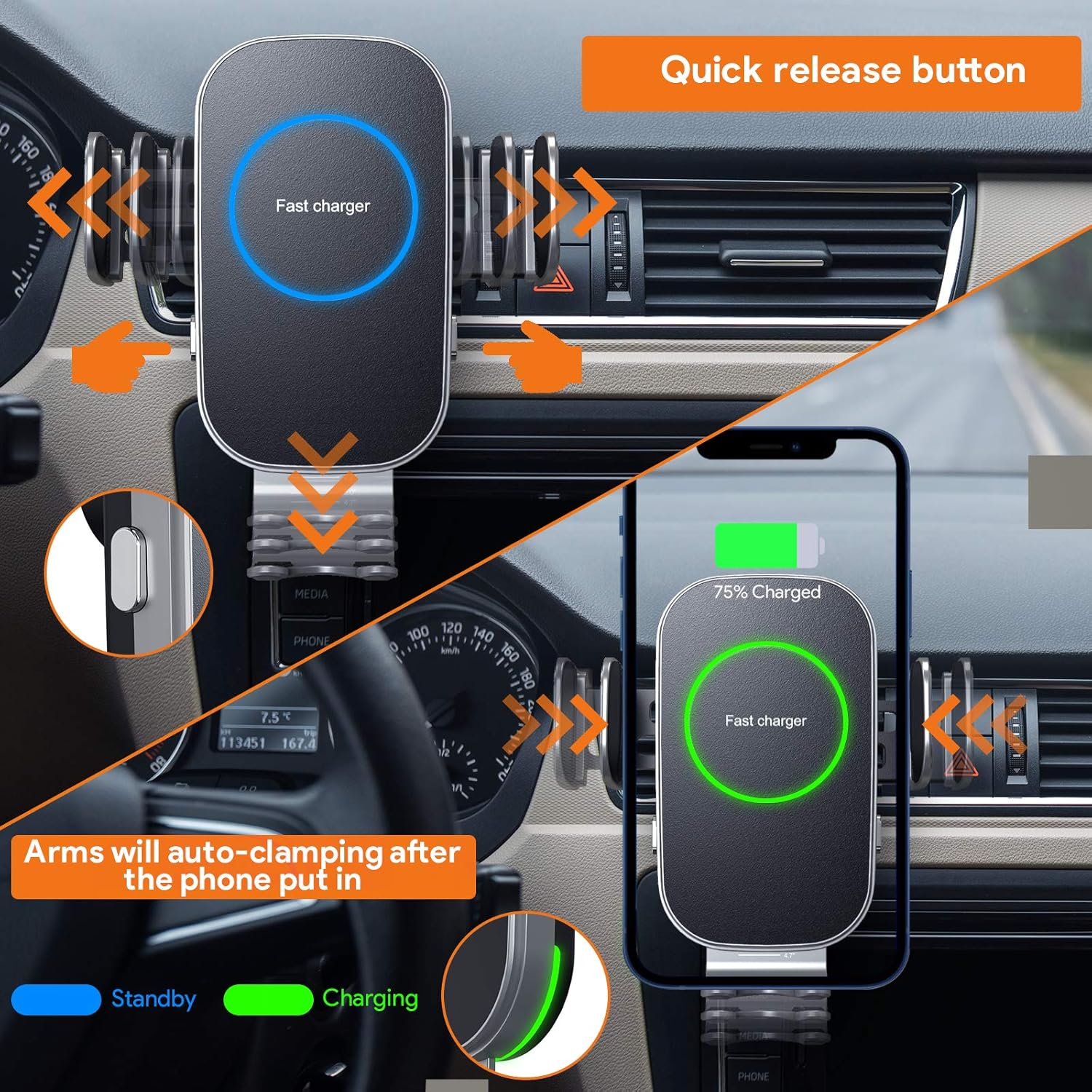 Hinyx Wireless Car Charger - Image 5