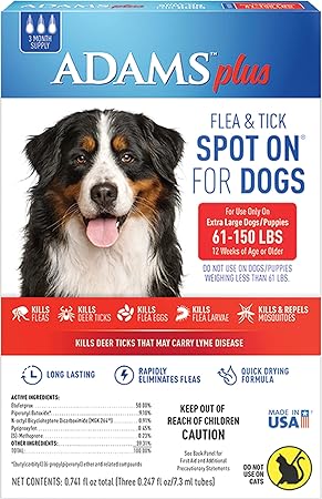 flea pill for dogs 3 months