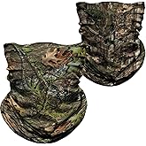 WTACTFUL 2-Pack Camouflage Face Mask Bandana for Men Women - Breathable, Seamless, Moisture Wicking & Versatile