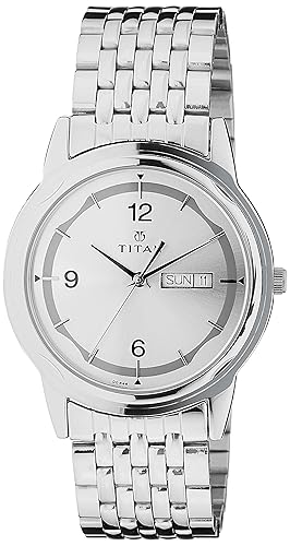 Karishma Analog Silver Dial Mens Watch -NK1638SM01