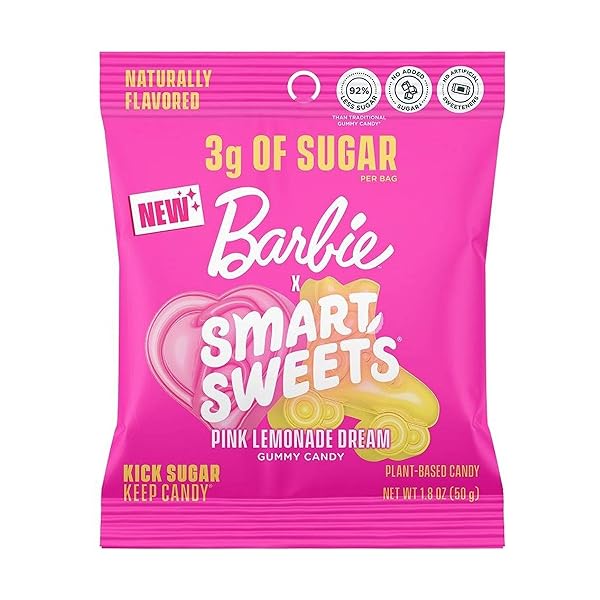 SMART SWEETS, GUMMY BARBIE PINK LEMONADE DREAM, 1.8...