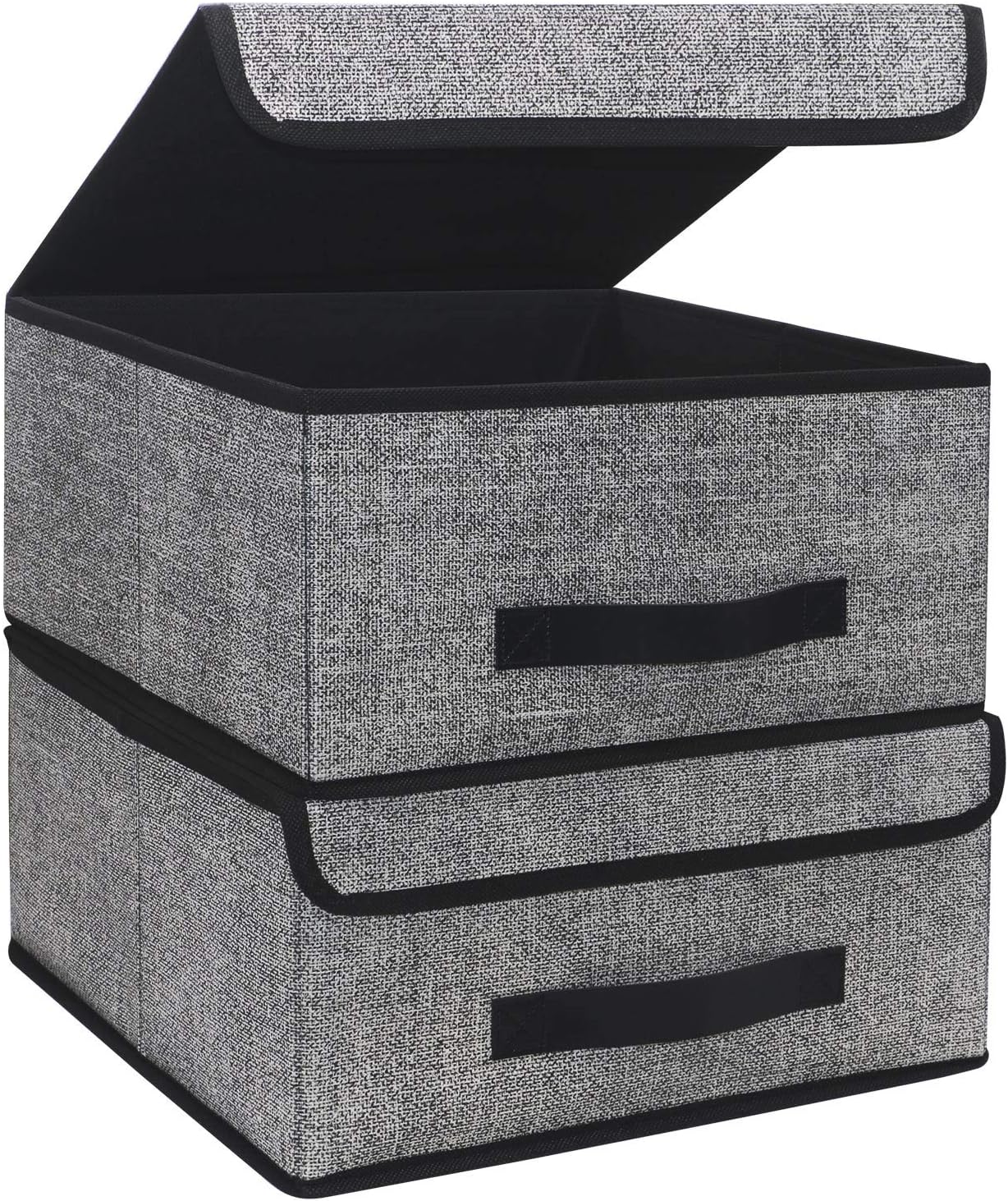 Onlyeasy Foldable Storage Bins Cubes Boxes with Lid