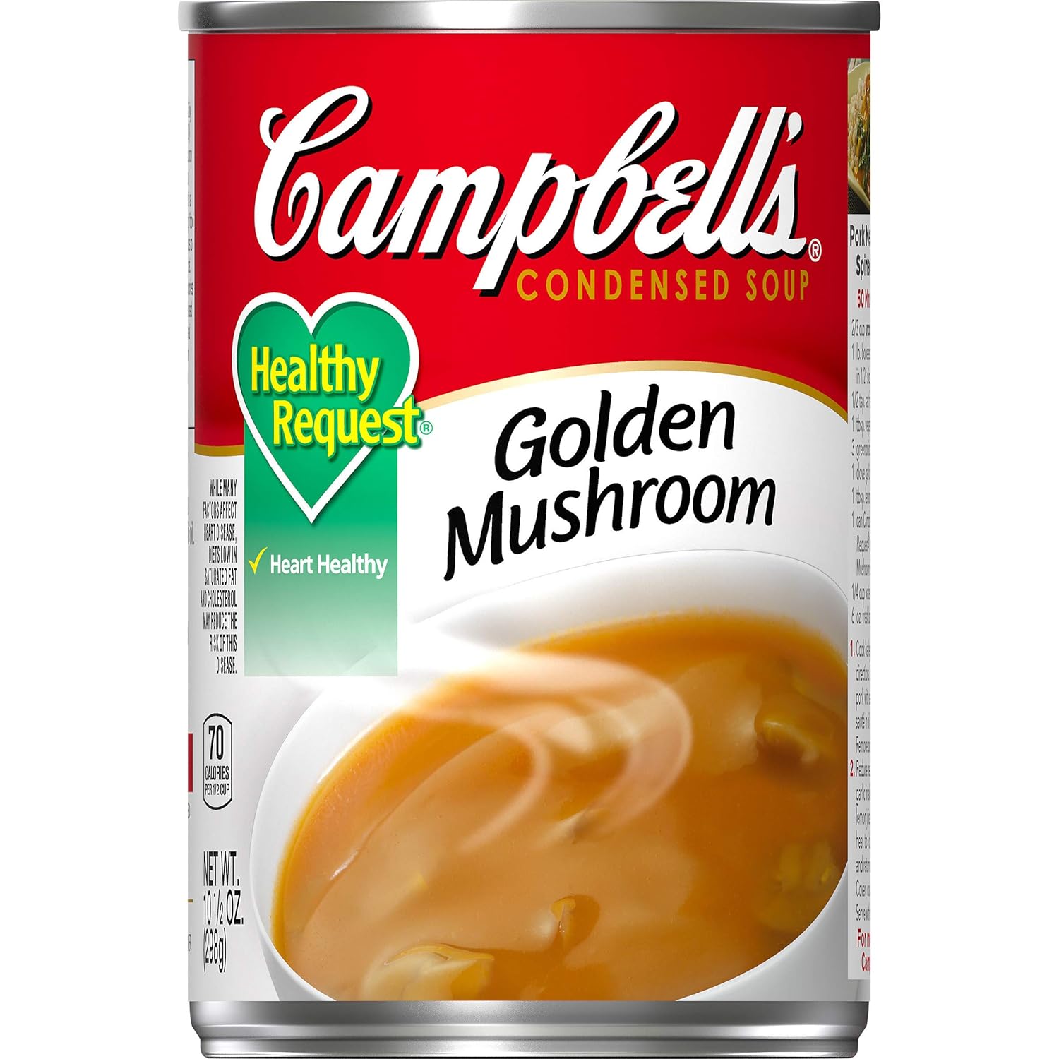 Campbell's Condensed Healthy Request Golden Mushroom Soup, 10.5 oz. Can