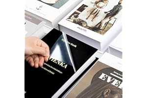 COSNIGHT Clear Contact Paper Peel and Stick for Book Cover Protector 17.7in x 10ft/Roll, Clear Self Adhesive Shelf Liner and Drawer