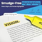 Eziglide Yellow Highlighters 10-Pack with Chisel Tip 1-4.5mm view 4