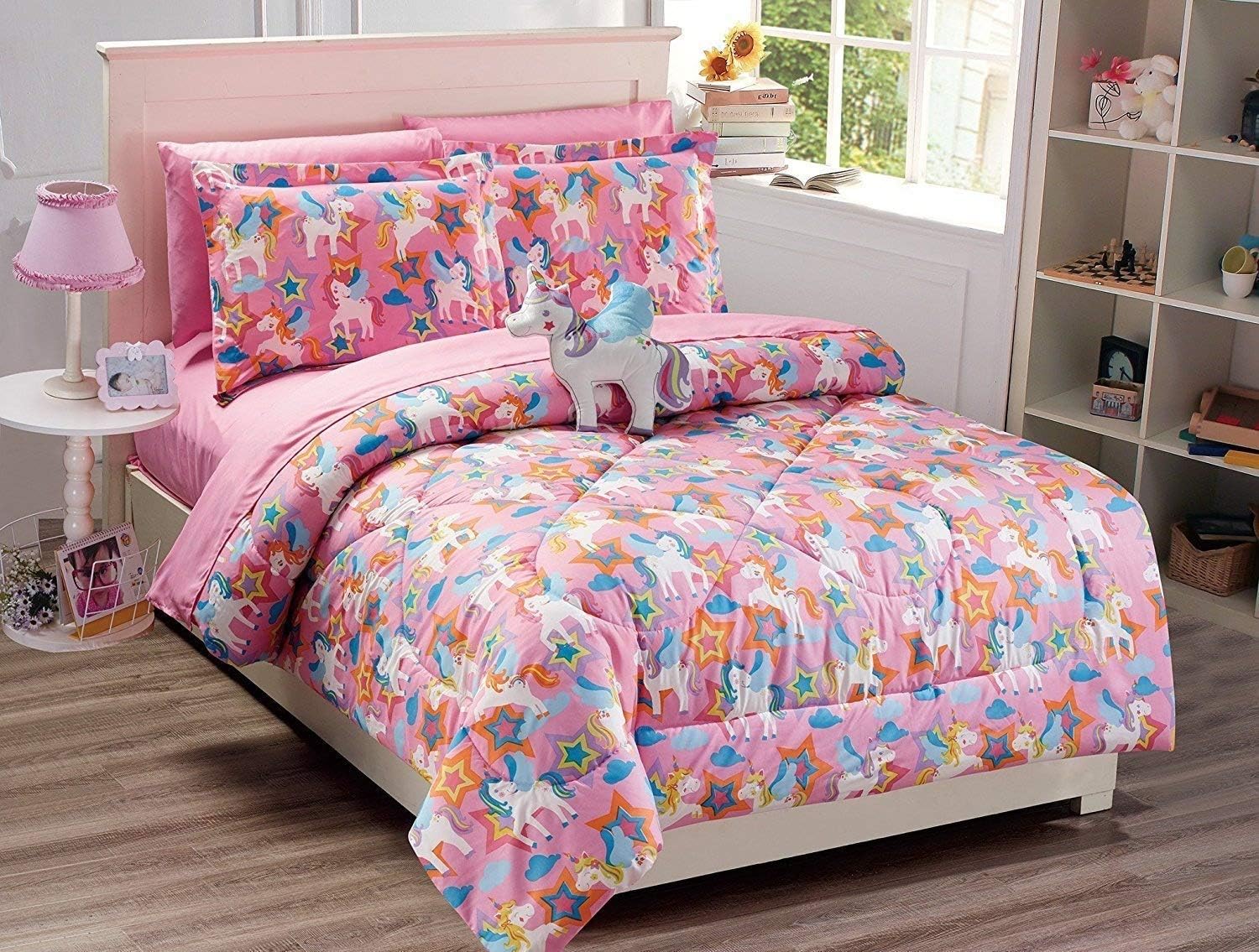 Amazon Com Fancy Collection 8pc Full Size Comforter Set Unicorn