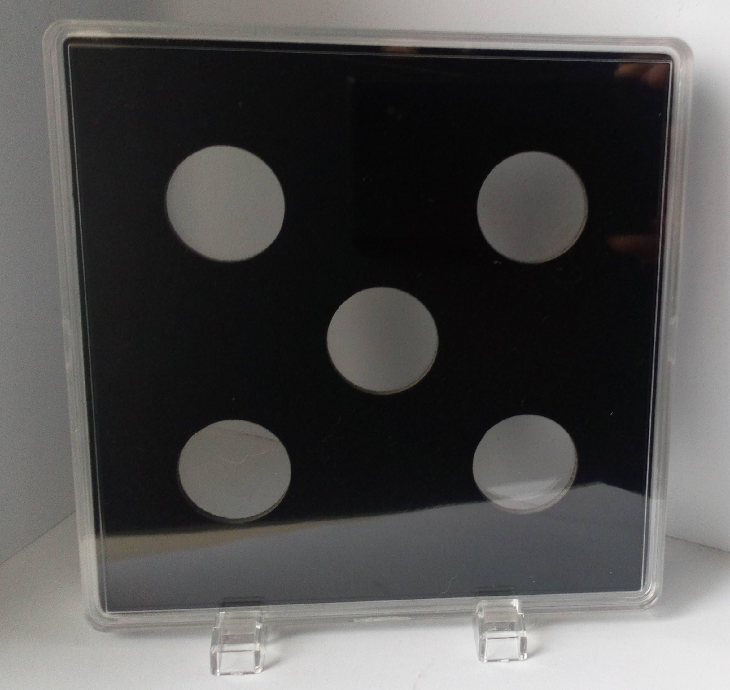 Weiyang Coin Display Case Tray Holder for 2 euro coins (5 slots)