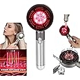 YXYOUNG Multi Functional 3 in 1 Electric Scalp Massager Hair Growth, Red Light Therapy Scalp Massager with Oil Applicator, Portable Smart Scalp Hair Brush IPX7 Waterproof