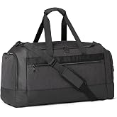 Amazon Essentials Lightweight Travel Duffel Bag with Wet Pocket and Shoe Compartment, 25", Black