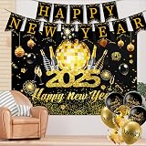 Tbczvx 16 Pcs New Year Decorations 2025 Party Kit - Elegant & Festive view 4