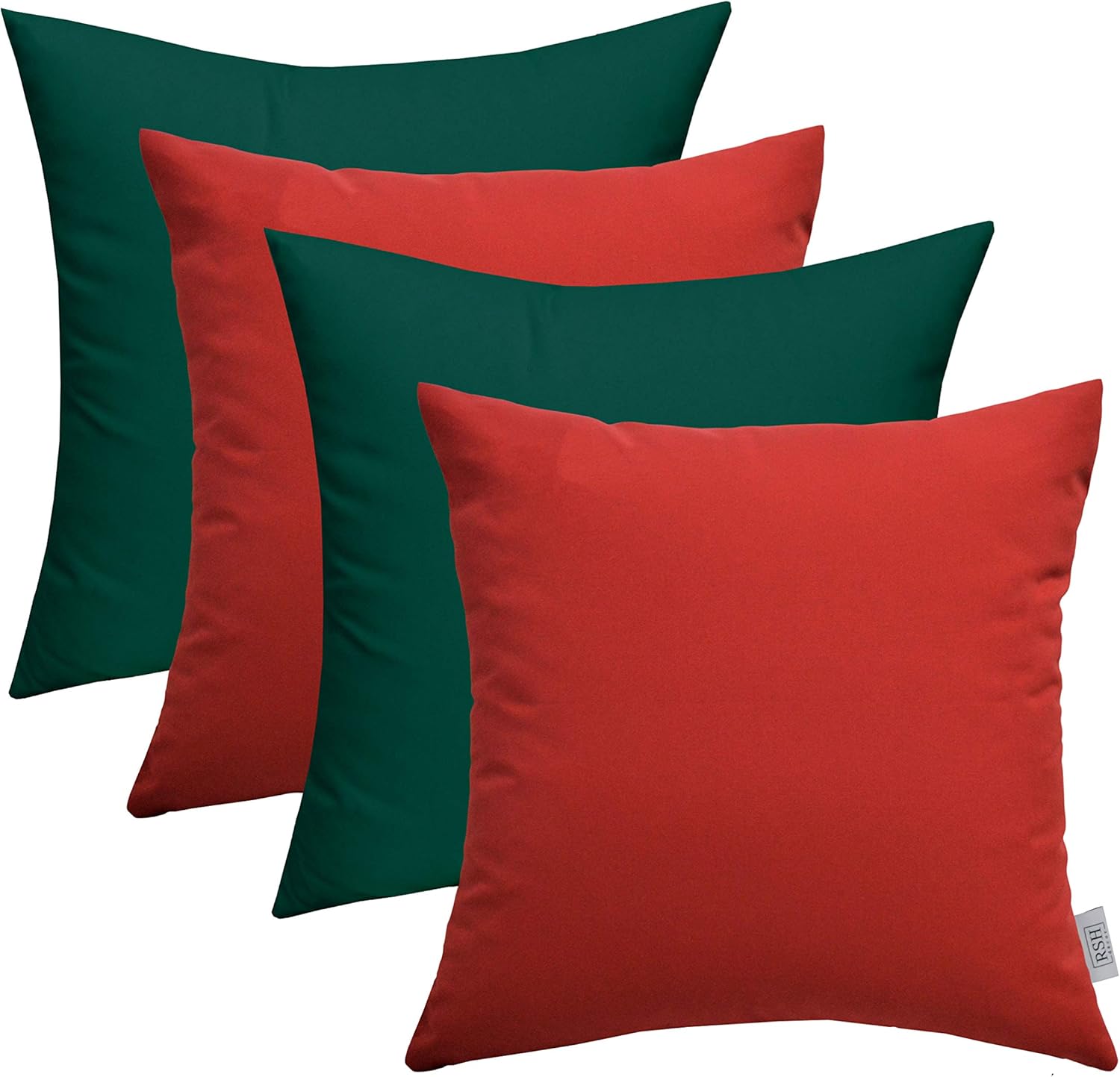 red sunbrella pillows